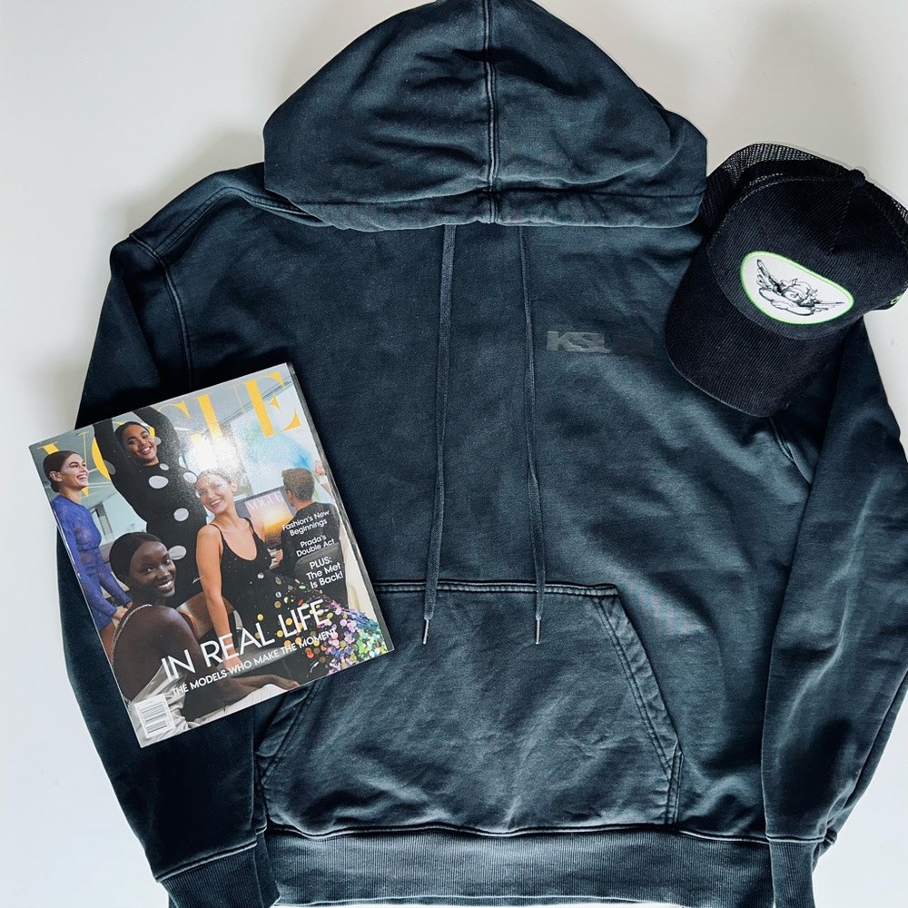 KSUBI Sign of the Times Biggie Hoodie Washed Black